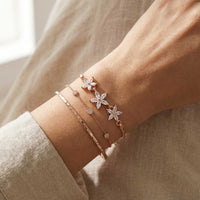 Thumbnail for Crystal Flower Bracelet, view 3