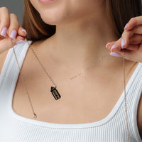 Thumbnail for Baby Bottle Name Necklace - Custom Name Necklace - Custom Necklace - Necklaces for Girlfriend - Personalized Gift for Mom, Girlfriend & Grandmother Necklace Brother & Sisters