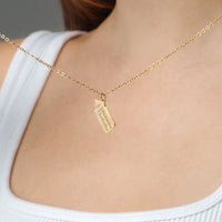 Thumbnail for Baby Bottle Name Necklace - Custom Name Necklace - Custom Necklace - Necklaces for Girlfriend - Personalized Gift for Mom, Girlfriend & Grandmother Necklace Brother & Sisters
