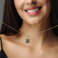 Thumbnail for Gold Necklace for a woman - Simple Initial Necklace - Woman Necklace - Letter Necklace Necklace Brother & Sisters