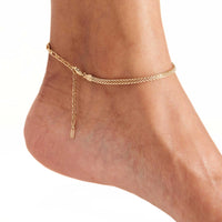 Thumbnail for Maëlle Anklet - Ankle Bracelet - Anklet for Women - Gold Leg Bracelet Anklet Brother & Sisters