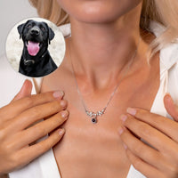 Thumbnail for Nature Photo Personalised Necklace  - Photo Necklace - Photo Projection Necklace Necklace Brother & Sisters