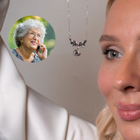 Thumbnail for Nature Photo Personalised Necklace  - Photo Necklace - Photo Projection Necklace Necklace Brother & Sisters