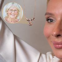 Thumbnail for Nature Photo Personalised Necklace  - Photo Necklace - Photo Projection Necklace Necklace Brother & Sisters