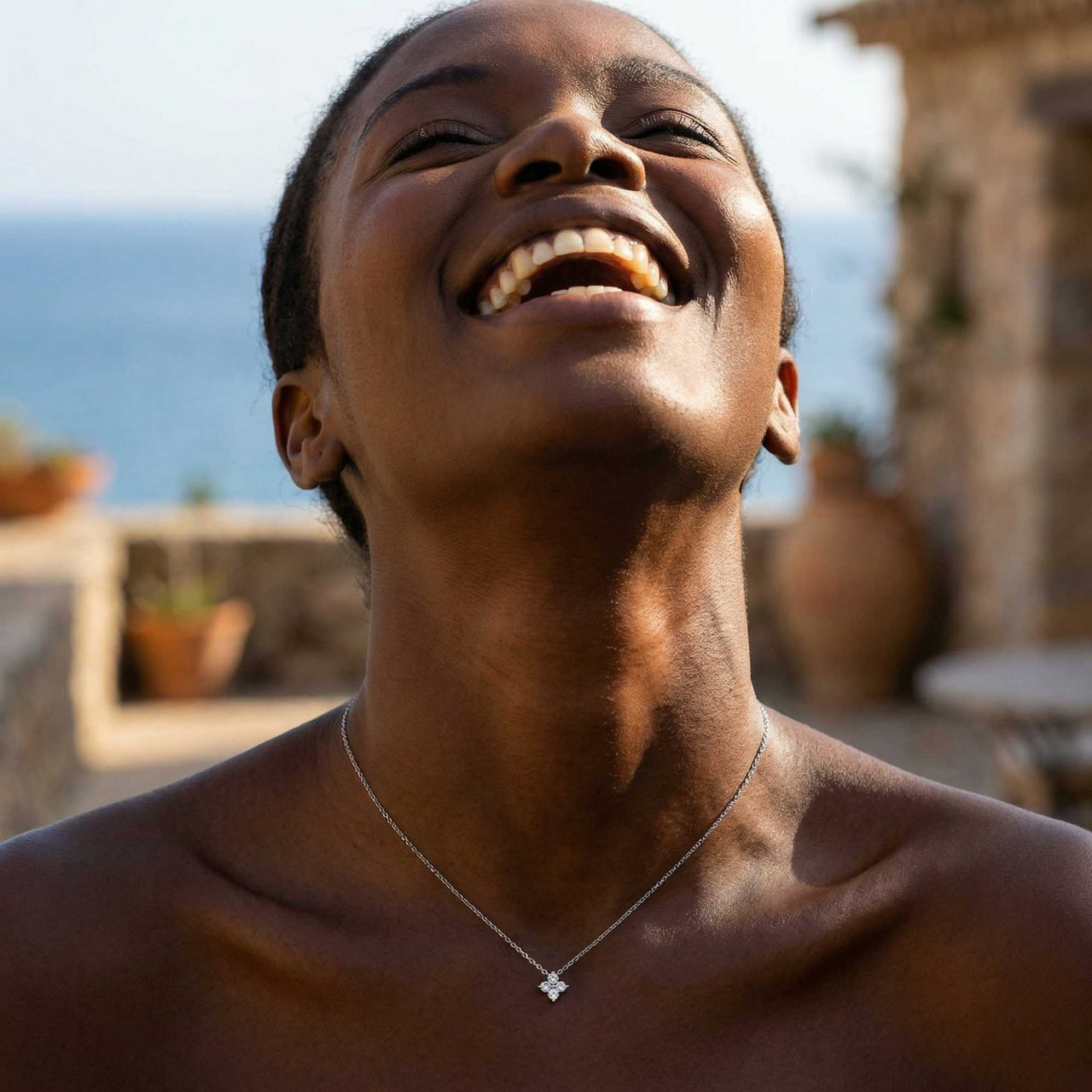 Crystal Flower Necklace