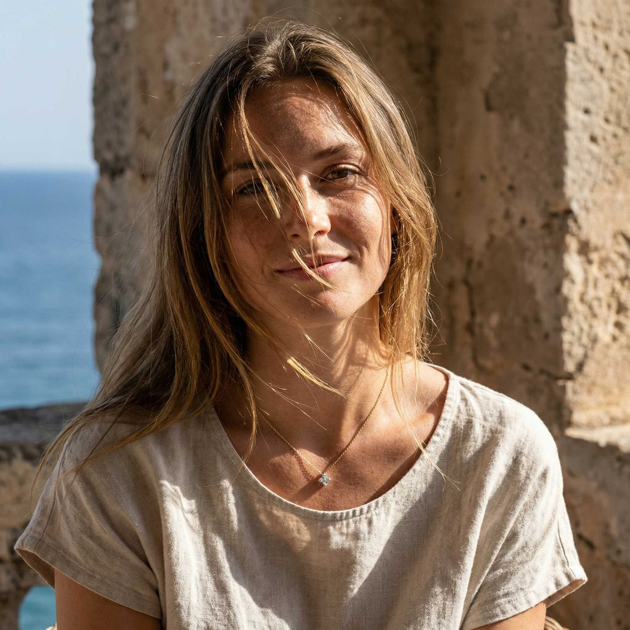 Crystal Flower Necklace