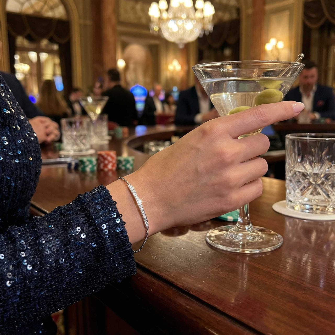 Crystal Bar Bracelet