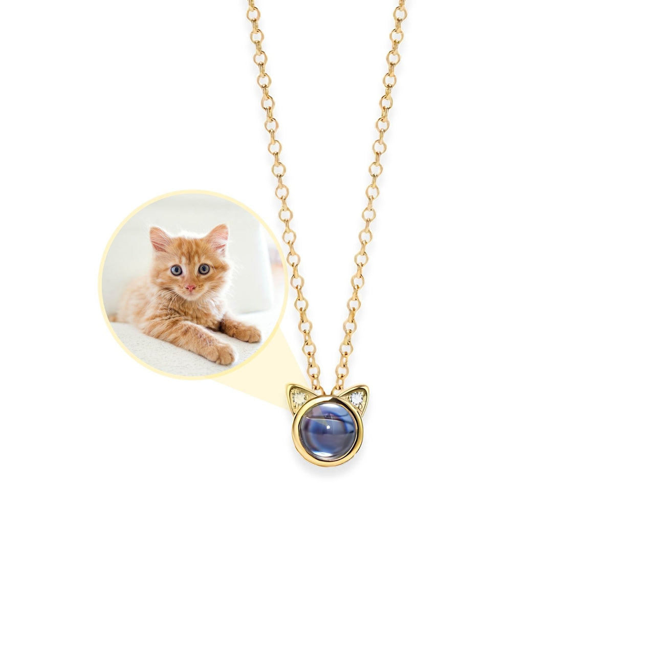 Cat Photo Necklace