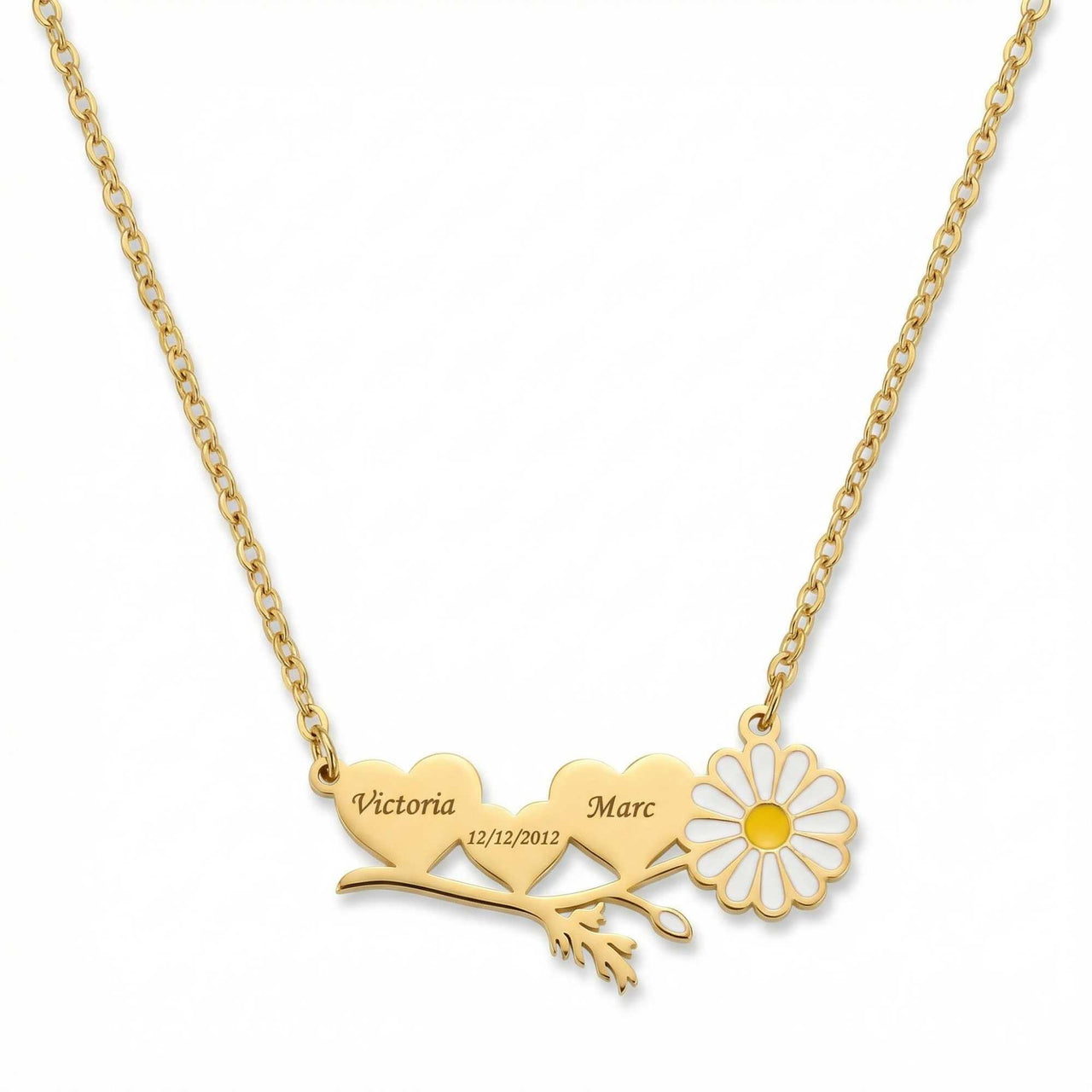 Daisy Name Necklace