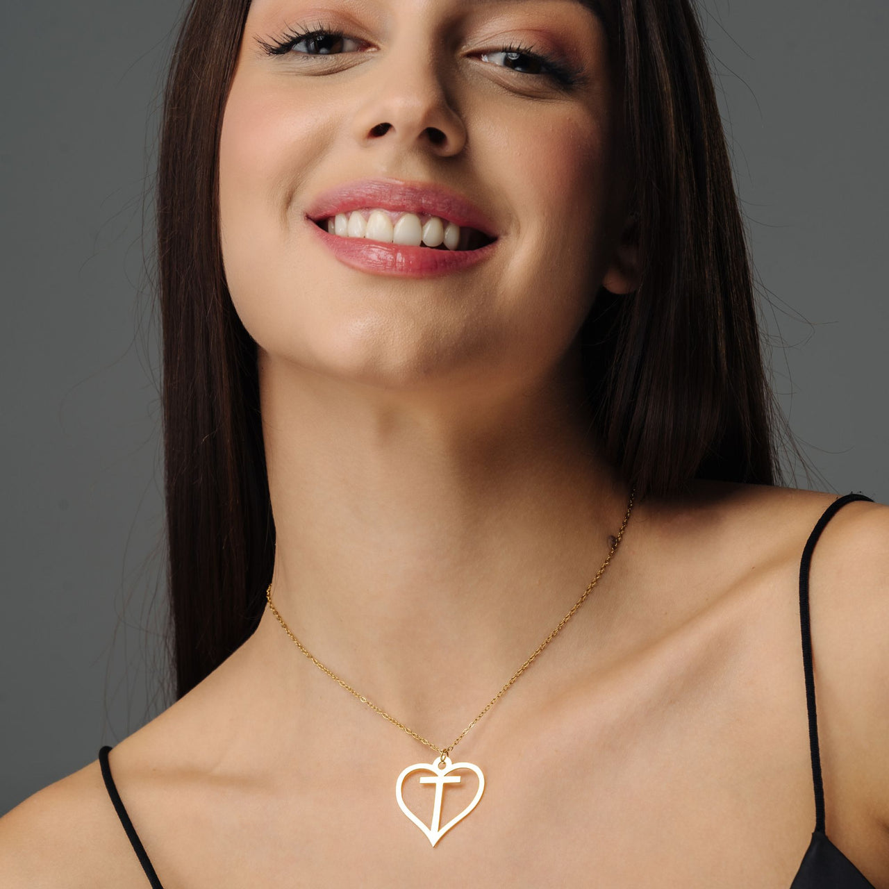 Collier Lettre Coeur