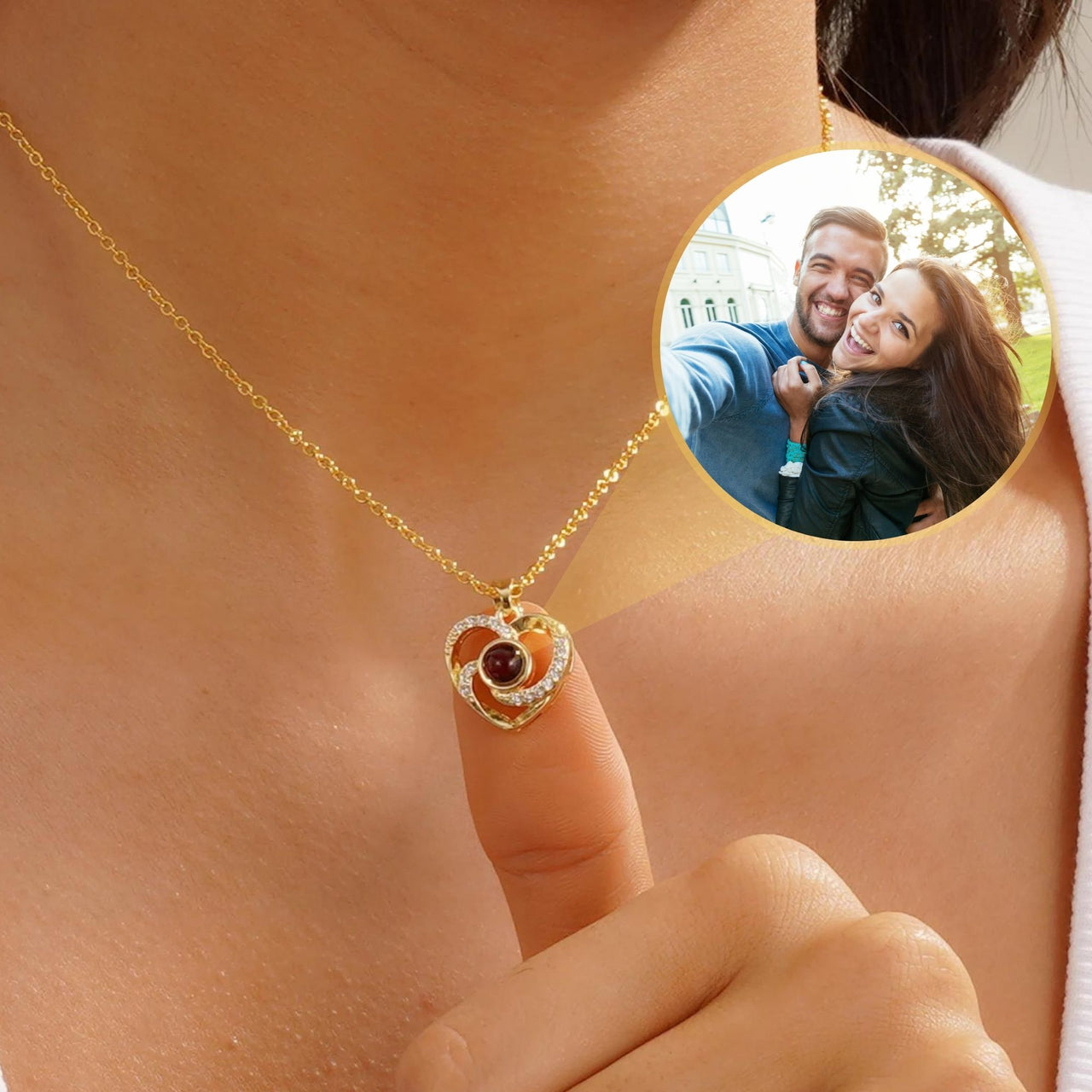 Love Photo Necklace