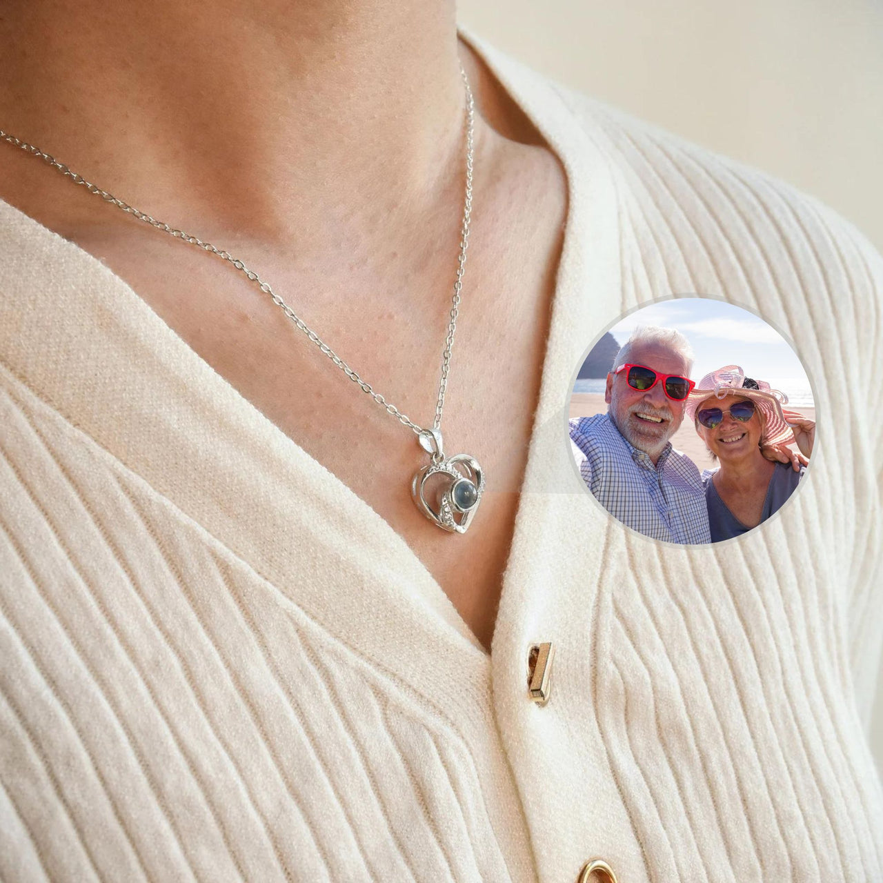 Love Photo Necklace