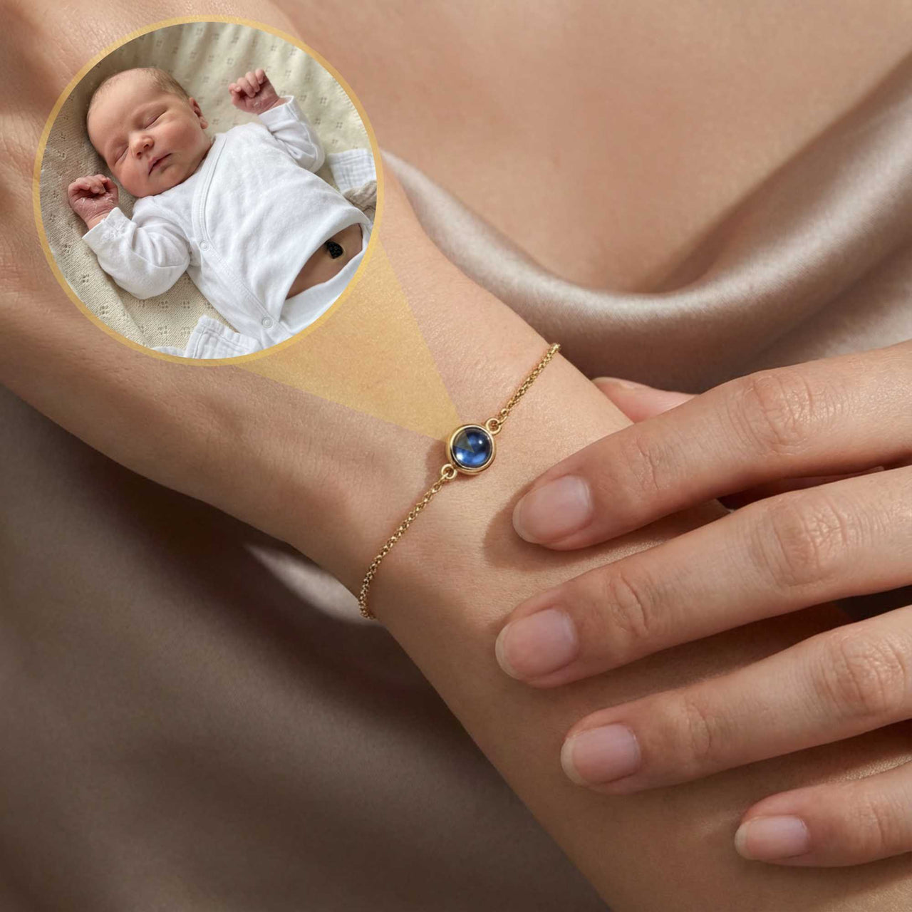 Photo Projection Bracelet - From Ultrasound to Forever