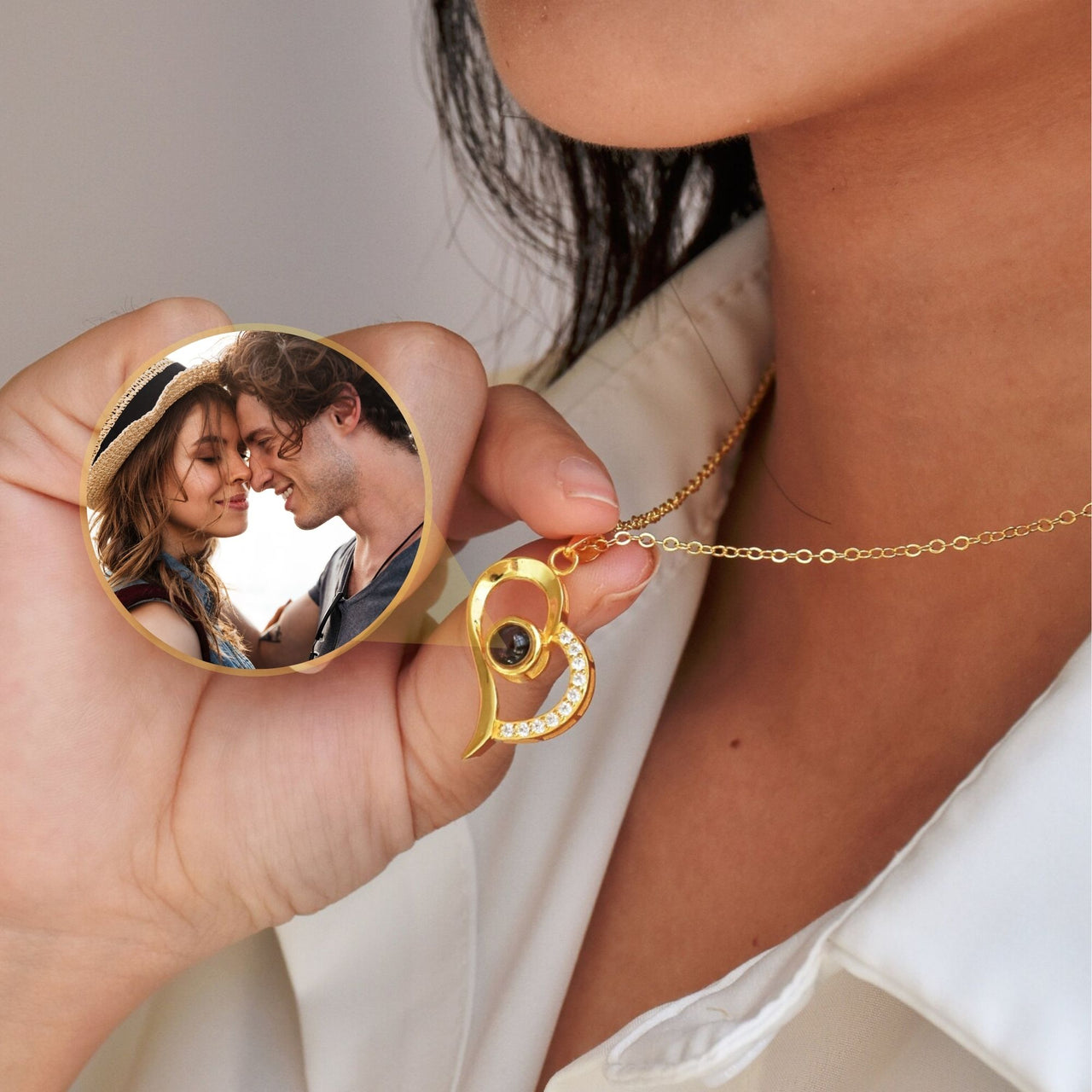 Romantic Photo Necklace