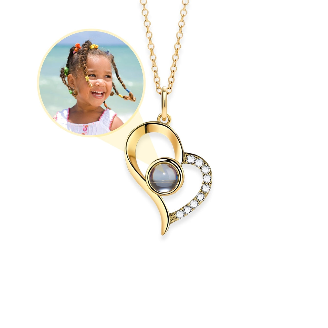 Collier Photo Romantique