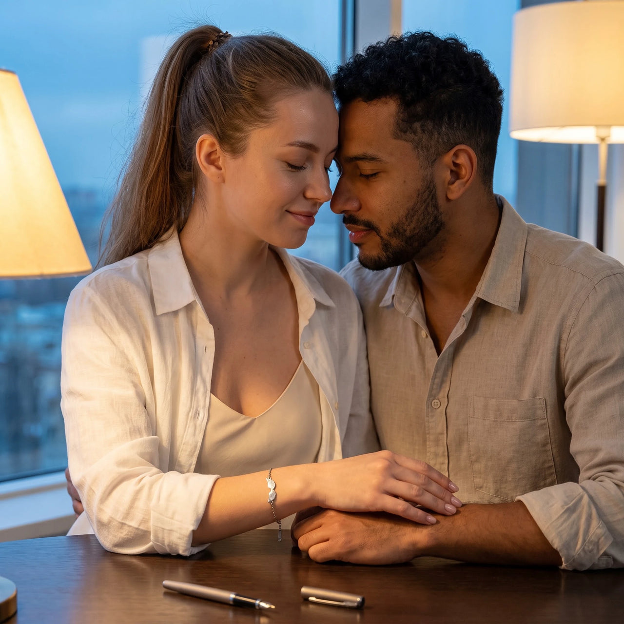 The silver bracelet worn on a summer evening | SKU: 42006-silver