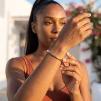 Thumbnail for Graduation bracelet — worn, everyday gesture, gold | SKU: 4214557-gold-color