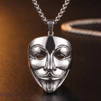 Thumbnail for Vendetta Necklace Silver – macro detail of the lion head | Brother & Sisters | SKU: White Gold