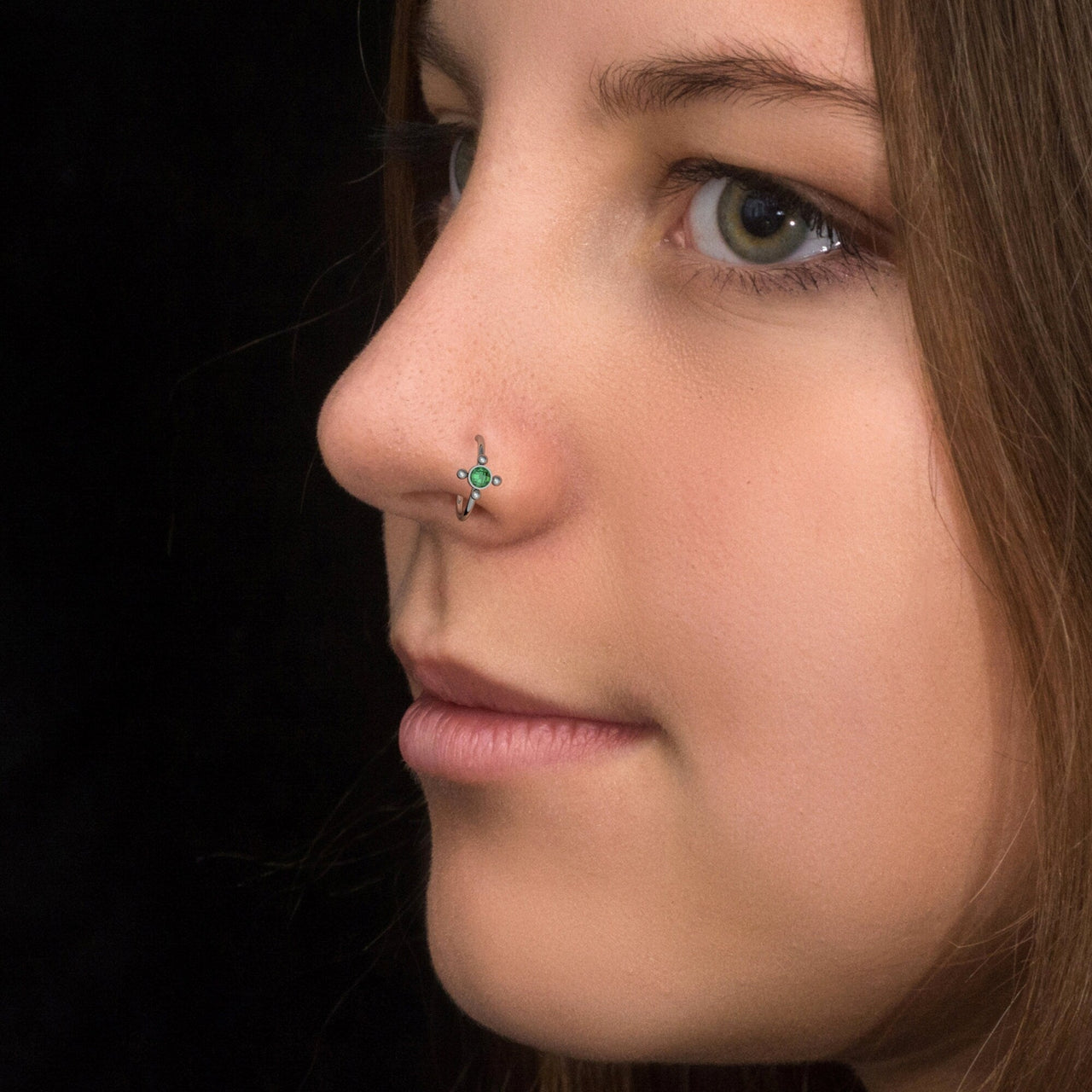 Amber Nose Ring