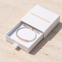 Thumbnail for Cord bracelet — in the gift box, rose gold | SKU: lanature-rg