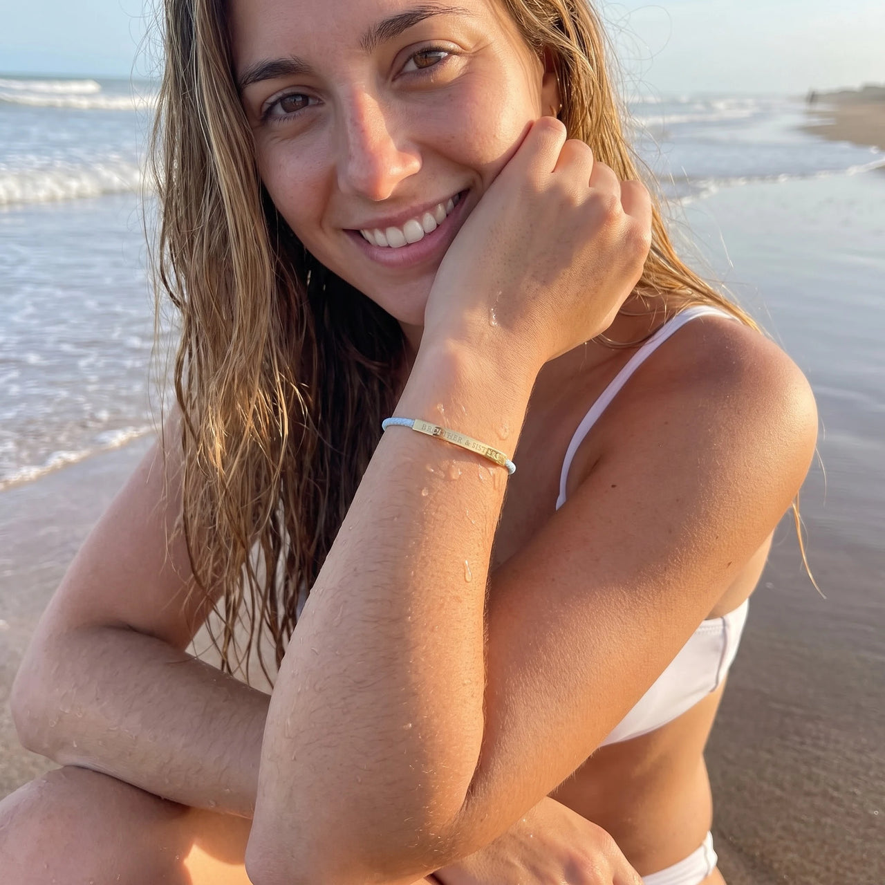 Le Ciel, gold bracelet — waterproof | SKU: leciel-g