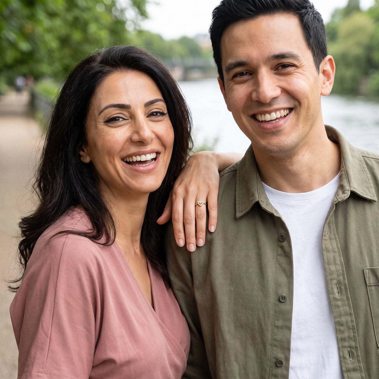 The Heart, gold ring — couple | SKU: lecoeur