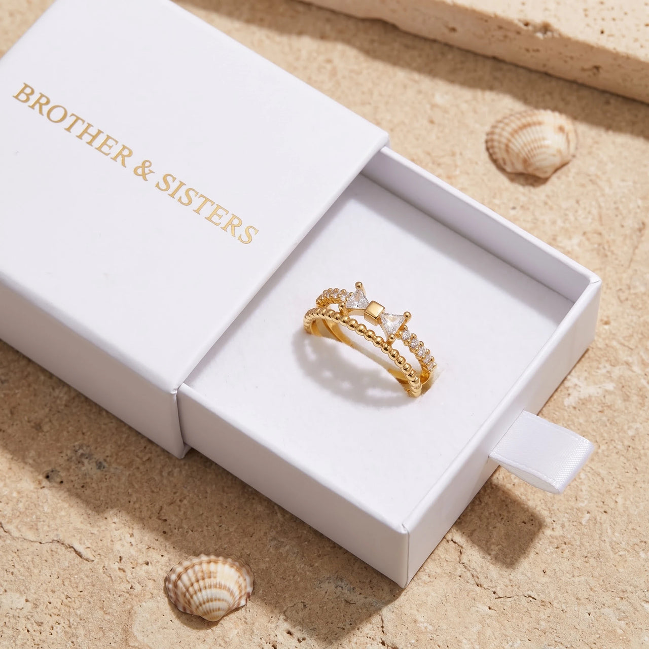 The Butterfly, gold ring — gift box | SKU: lepapillon