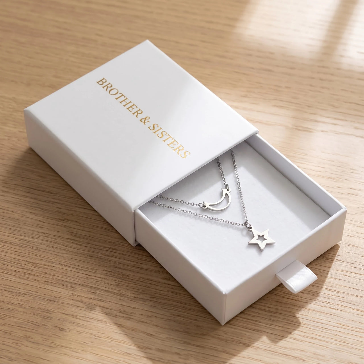 Star necklace — in the gift box, silver | SKU: letoile-wg