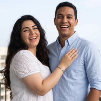 Thumbnail for Self love gifts — worn by a couple, silver | SKU: lymab-wg