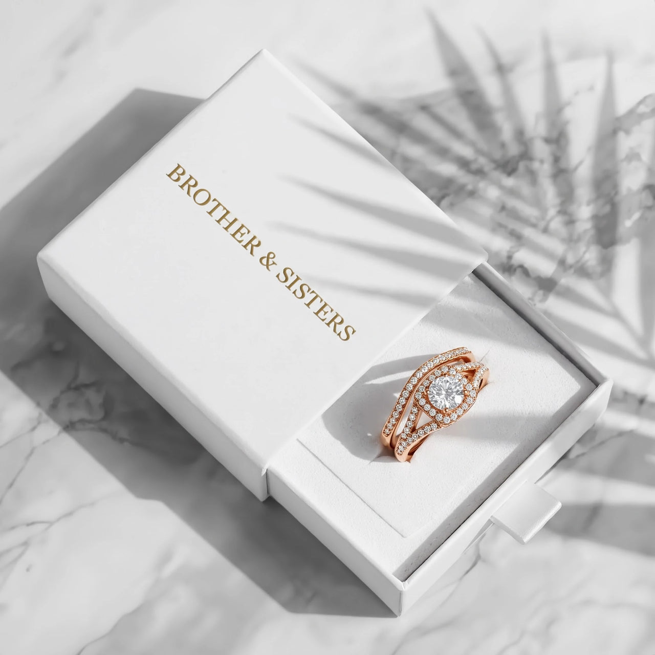 Rose Gold Majestic Ring, rose gold ring — gift box | SKU: 497080-4.5-rose-gold