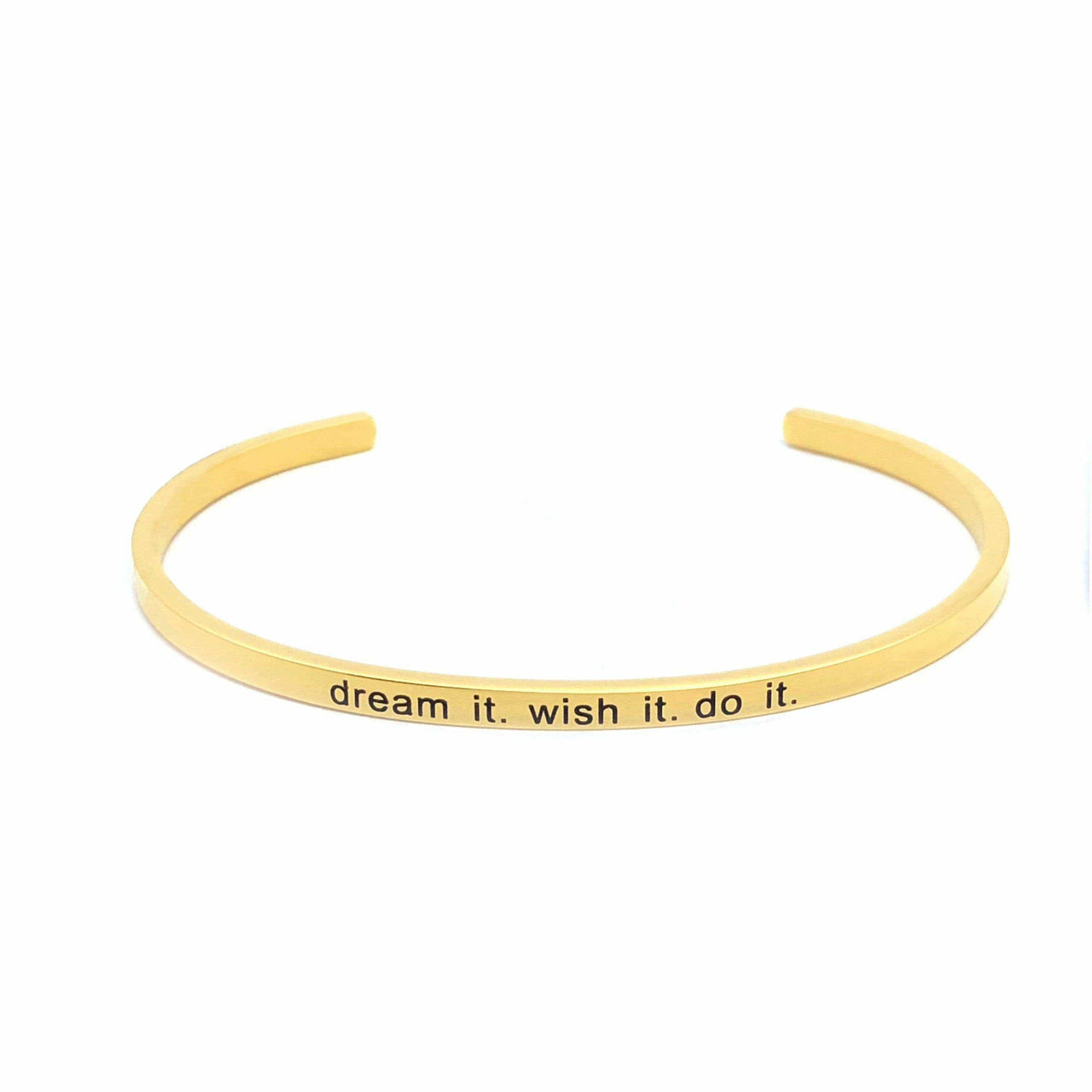 Dream it. Wish it. Do it Bracelet 18k Gold Brother & Sisters