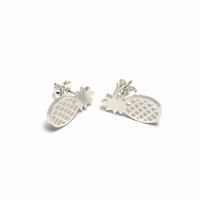 Thumbnail for Little Pineapple Earrings Earrings 18k White Gold Brother & Sisters